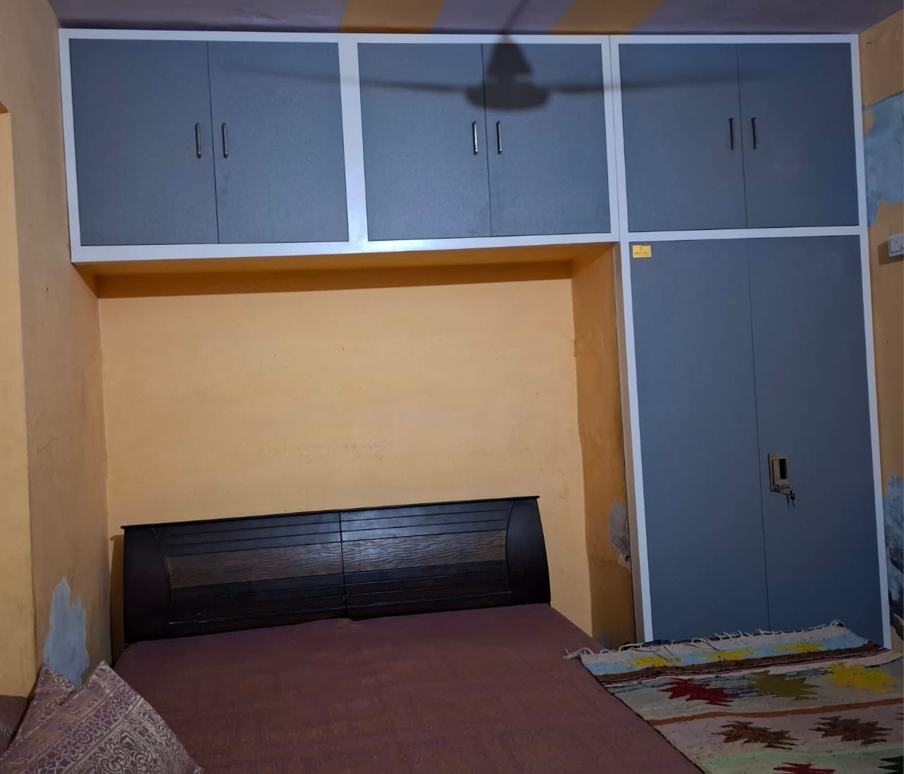 Installed customised UNIVEST steel wardrobe